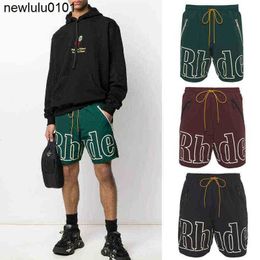 designer Men Fashion rhude same summer sports shorts men's women's point loose casual boys Basketball Shorts