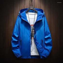 Men's Jackets Solid Color Jacket Spring And Autumn Outgoing Lightweight Fashion Large Size Coat M-7XLMen's