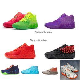 Scarpe Lamelo 2023 Scarpe Lamelo OG Scarpe da basket da donna LaMelo Ball per bambini MB.01 Rick Morty Rosso e verde Galaxy Viola Nero Rosso Blu Queen Buzz bambini