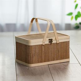 Storage Baskets Seagrass Plant Basket Breakfast Serving Tray Snacks Basket Woven Bread Basket Wicker Serving Basket Woven Picnic Basket 230310