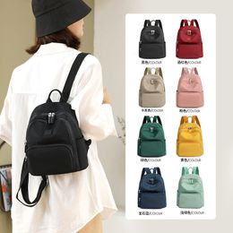 Women Men Backpack Style Genuine Leather Fashion Casual Bags Small Girl Schoolbag Business Laptop Backpack Charging Bagpack Rucksack Sport&Outdoor Packs 68041