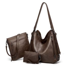 Fashion handbag Women's Tote bag 3-piece design zero purse shoulder bag