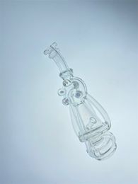 Glass hookah 5 opals peak with clear color clean high quantity