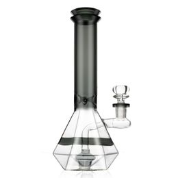 REANICE HOOKAH Blue Glass Bong for Smoking Water Bong with 14.5mm Bowl and Downstem(12.2IN)