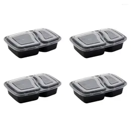 Dinnerware Sets 20 Pcs Bento Box Set Takeout Pans Meal American Style Container Lunch Bags