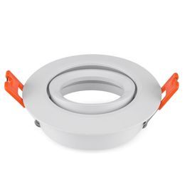 Round Recessed Downlight Holder Adjustable Casing Lighting Accessories GU10 MR16 Bulb usastar