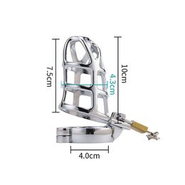 Chastity Devices Bdsm Bondage Cock Cage Stainless Steel Sex Toy Lock Penis chastity cages for men Chastity Cage Device With Lock Metal