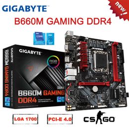 GIGABYTE B660M GAMING DDR4 Wifi Motherboard Intel B660 D4 64GB LGA 1700 PCI-E 4.0 M.2 Micro ATX Mainboard Support BIOS Update