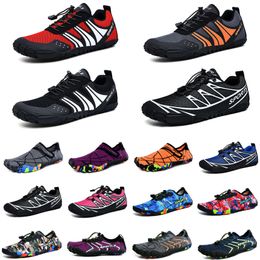 Water Shoes orange pink grey black wading shoes beach shoes couple soft-soled creek sneakers grey barefoot skin Snorkelling wading fitness women sports trainers