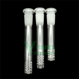Fire Cut Glass Downstem 18mm To 14mm Hookah Bong Diffused Percolator Downstem Replacement 14/19mm Diffuser Down Stem with Multiple Tiny Holes YAREONE Wholesale