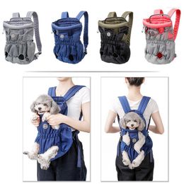 Dog Car Seat Covers Pet Outdoor Packpack Puppy Bag Breathable Mesh Small Medium Carring Front Flexible Cat