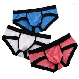 Underpants Sexy Men Briefs Underwear Men's Breathable Brief Comfortable Mens Soft Solid Shorts Cueca Male Panties C7