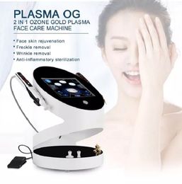 Other Beauty Equipment 2 In 1 Ozone Gold Rf Plasma Face Cleanning Facial Care Machine Acne Remover Skin Rejuvenation Salon Beauty Equipment