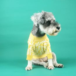 Dog Apparel Pet Fashion Brand Sweater Winter Irregular Letters Small and Medium Size Dog Clothes