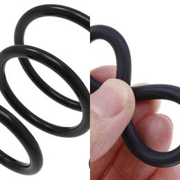 NXY Cockrings 3pcs/set Silicone Durable Penis Rings Adult Men Ejaculation Delay Enlargement Sex Toys For Cock Rubber Semen Lock Ring 1125