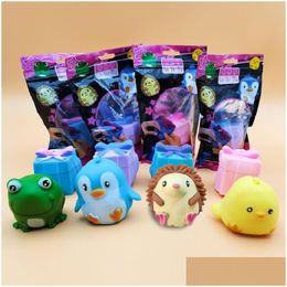 Decompression Toy Cartoon Gift Box Flip Cute Pet Dinosaur Egg Pinch Vent Drop Delivery Toys Gifts Novelty Gag Dhgg6