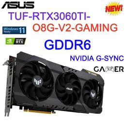 ASUS DUAL-RTX3060TI-8G-MINI-V2 ATS-RTX3060 TI-O8G-GAMING TUF-RTX 3060 TI-O8G-V2-GAMING Video Card GDDR6 256Bit GPU Graphic Card