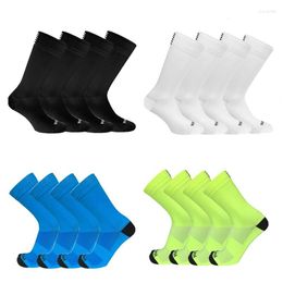 Sports Socks 4 Pairs/Pack Cycling Men Running Breathable Hiking Bike