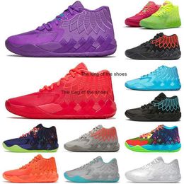 Lamelo shoes 2023Lamelo shoes Fashion LaMelos Ball MB.01 Mens Basketball Shoes Big Size 12 Not From Here Red Blast Be You Buzz City Galaxy UFO Sneakers