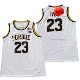 Ncaa College Purdue Boilermakers Basketball Jersey Jaden Ivey White Size S-3xl All Ed Embroidery
