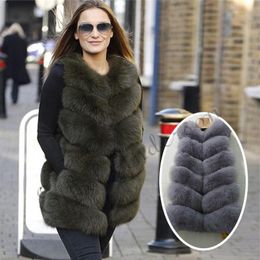 Women's Fur & Faux Women Coat Down Jacket Genuine Vest Natural Long Waistcoat Winter Clothes