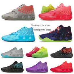 2023Lamelo shoes LaMelo Balls MB.01 Collaboration Basketball Shoes White Silver UFO Cat Galaxy Queen Buzz City Purple Glimmer Blue Atoll RedLamelo shoes