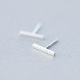 Stud Earrings MloveAcc 925 Sterling Silver Jewelry Fashion Cute Tiny Stick Gift For Girls Kids Lady