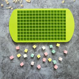 Ice Cream Tools 160 Grid Silicone Ice Tray Mould Ice Cube Mould Chocolate Mould Ice Grid Tray Mini Ice Cubes Small Square Mould Ice Maker Mould Z0308