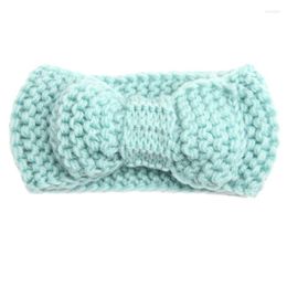 Hair Accessories Winter Baby Hat Headband Soft Elastic Cotton Girl Solid Color Kids Cap Bonnet Knit Girls Hats Hairband