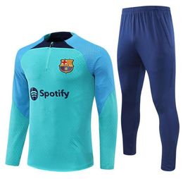 TRACKSUIT 21/22/23 Football Player Version Barca SET Adult Boys TRAINING SUIT 2022 2023 Men And Kids Tracksuits ANSU FATI 368