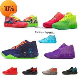 2023Lamelo shoes OG2023 Mens LaMelo Ball MB 01 basketball shoes Rick Morty Red Green Galaxy Purple Blue Grey Black Queen Buzz City MeloLamelo shoes