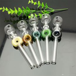 Smoking Pipes New coloured circular glass bullets Glass bongs Oil Burner Glass