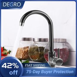 Kitchen Faucets Sink Rotation Stainless Steel Vegetable Washing Basin Faucet Single Cold Water For Home Appliance