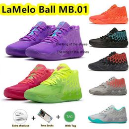 2023Lamelo shoes MB 1 LaMelo Ball Basketball Shoes Rick and Morty Rock Ridge Red Queen City Not From Here LO UFO Buzz City Black BlastLamelo shoes