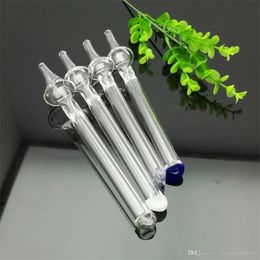 Smoking Pipes Pointed glass tube Glass bongs Oil Burner Glass Water Pipe Oil Rigs Smoking Rigs Free