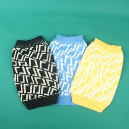 Dog Apparel Pet Fashion Brand Sweater Autumn Irregular Letters Small and Medium Size Dog Clothes