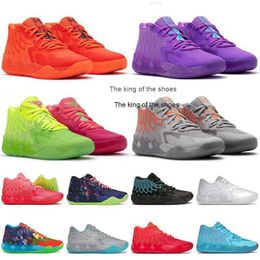 2023Lamelo shoes Rick and Morty LaMelo Ball Basketball Shoes MB.01 Mens Queen City Buzz Trainers Sneakers 40-46Lamelo shoes