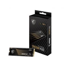 MSI SPATIUM M480 PCIe 4.0 NVMe M.2 2TB SSD 7000MB/S Speed 1400TBW PCIe Gen4x4 NVMe 1.4 Notebook M.2 SSD 2TB SSD For Desktop New