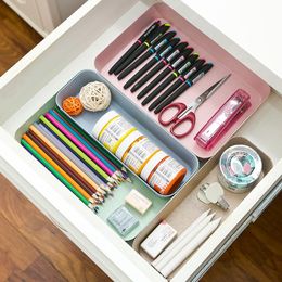 Kitchen Storage & Organization 1PC Plastic Drawer Tray Organizer Degradable Material Divider Tools Grocery