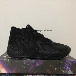 2023Lamelo shoes MB.01 Men Basketball Shoes Triple black For Sale Top Quality Rick And Morty Buzz City Black Blast Queen Citys Rock Ridge