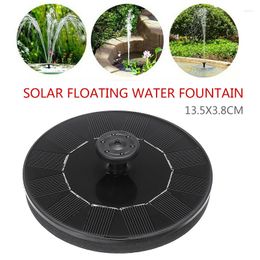 Watering Equipments 210L/H Solar Powered Fountain Water Pump Floating Panel Garden Pool Pond Outdoor Irrigation Kit 135 38mm