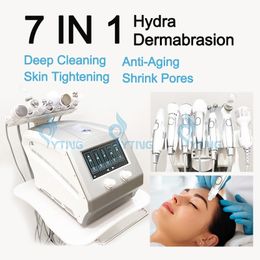 7 in 1 Microdermabrasion Machine Skin Deep Cleansing Oxygen Mesotherapy Skin Rejuvenation Hydrofacial BIO RF Cold Hammer