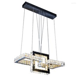 Pendant Lamps Chandeliers Rings Led Kitchen Chandelier APP Control Industrial Crystal Light For Kids Bedroom Dining Room Loft