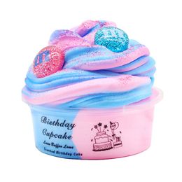 Cartoon Sugar Bean Cake Slime Fluffy Toys Clay Cloud Thousand Silk Slime Scented Charm Mud Stress Relief Putty Kids Clay Toy 1886