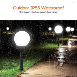 Solar LED Lights Ball Shape Outdoor Garden Decoration Lawn Pathway For Patio Yard Party Christmas Wedding Decor Light