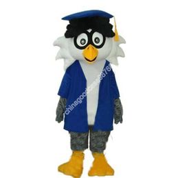 Hot Sales Doctor Owl Mascot Costume Halloween Christmas Fancy Party Dress Cartoon Character Outfit Suit Carnival Unisex Adults Outfit