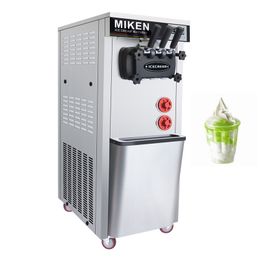 Commercial Soft Serve Ice Cream Making Machine Stainless Steel Vertical Electric Ice Cream Makers 110V 220V