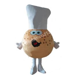 Performance Delicious Bagel Mascot Costumes Carnival Hallowen Gifts Unisex Outdoor Advertising Outfit Suit Holiday Celebration Cartoon Character mascot suit