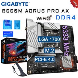 GIGABYTE B660M AORUS PRO AX DDR4 NEW Intel B660 D4 PCI-E 4.0 5333(O.C.) MHz 128GB Support 12 Gen Socket LGA 1700 Motherboard