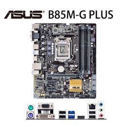 LGA 1150 ASUS B85M-G PLUS PARATEMENTO MANHO DE GAMING 32 GB DDR3 PCI-E 3.0 USB3.0 Sobrecarrega Intel B85 Minina placa 1150 I3 I5 I7 CPU